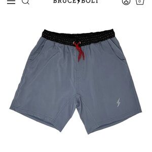 Bruce Bolt Men’s blue Shorts with Black Waistband. NWT